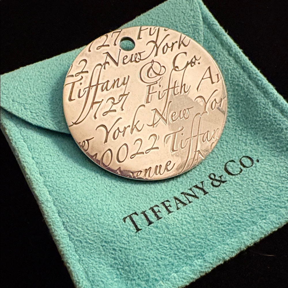 Tiffany & Co. Silver Notes Pendant